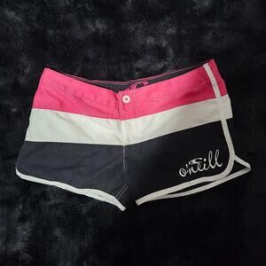 Pink, black, and white O'Neill shorts
